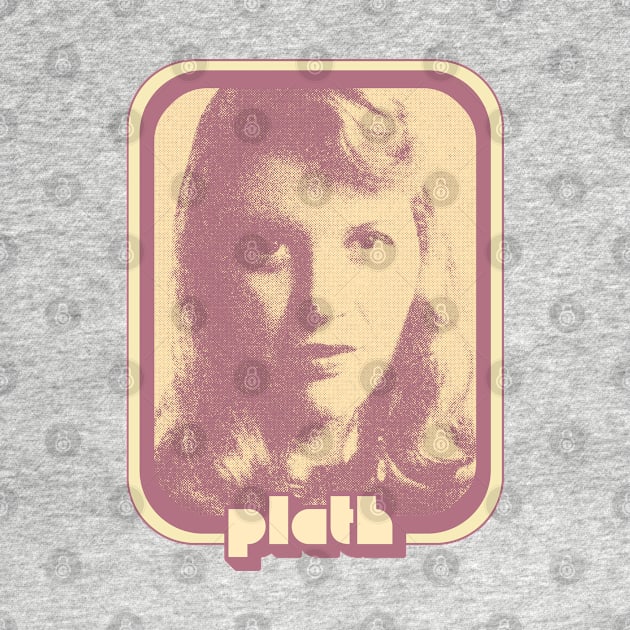 Sylvia Plath //// Retro Fan Art Design by DankFutura